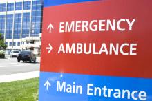 Large Emergency Room Sign