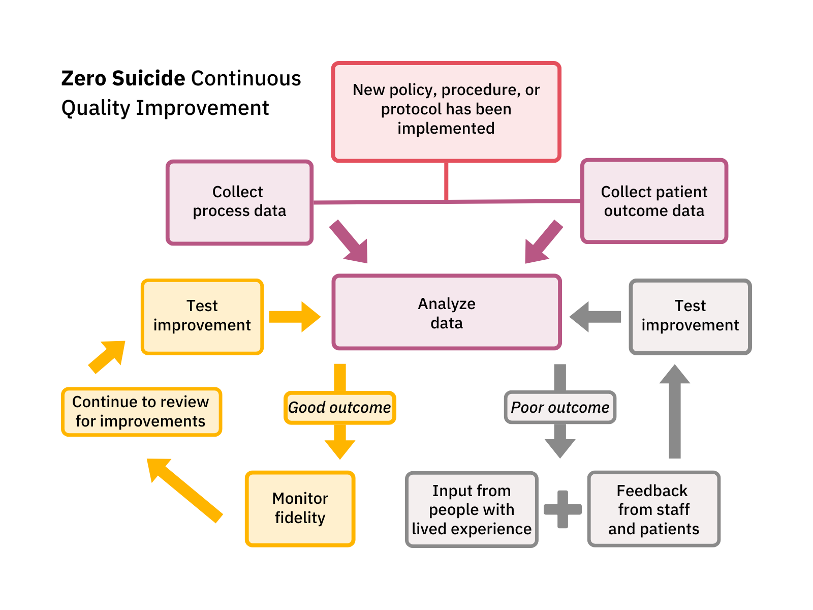 Zero Suicide Continuous Quality Improvement