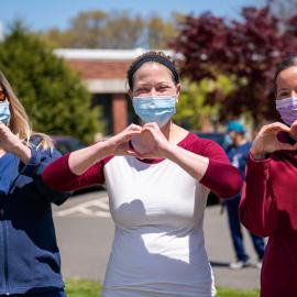 Nurses with hearts