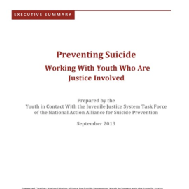 Cover of Preventing Suicide Resource
